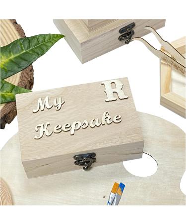 8 Pack 6x4x2 Inch Unfinished Wooden Boxes for Crafts - Small Keepsake, Wood Jewelry, Treasure Chest - Buy Online on GoSupps.com