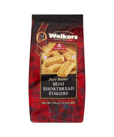 Walkers Pure Butter Mini Fingers Shortbread 125g