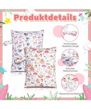 Halinuia Reusable Wetbag Set | Waterproof Kindergarten Diaper Bag | Ideal for Travel Gym Pool & Beach | Eco-Friendly & Versatile - Buy Online on GoSupps.com