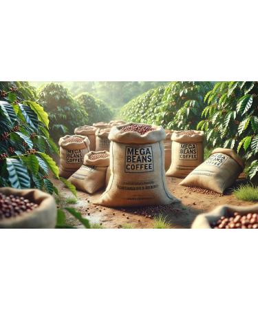 Mega Beans Coffee Unroasted Green Coffee Beans Specialty Grade Green Coffee Beans - 3 LB - Nicaragua Organic - Buy Online on GoSupps.com