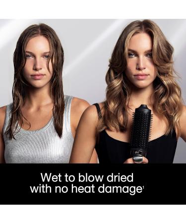 ghd Duet Blowdry: Heat-Free Hair Dryer Brush for Volume & Shine | Wet to Blow Dry 24hr Results No Fizz Black/White - Buy Online on GoSupps.com