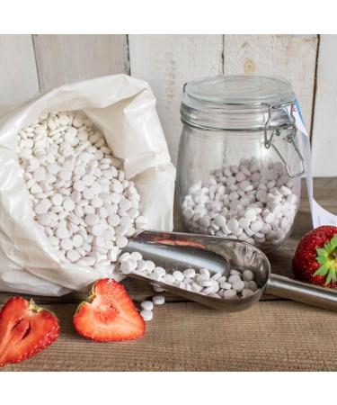 Oceansrespect 60 Toothpaste Tablets - Aluminum Box - Strawberry - Fluoride Free 1 Unit (Pack of 1) - Buy Online on GoSupps.com