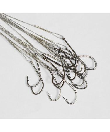 20pcs Baitholder Fishing Hook Rigs with Nylon Coated Wire Leader and Swivel 6.5inch - Buy Online on GoSupps.com
