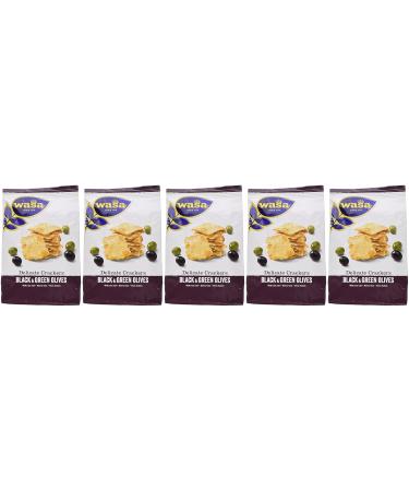 Wasa Delicate Crackers with Black & Green Olives - Crispy 5 Pack (750g) - International Shipping Available - Buy Online on GoSupps.com