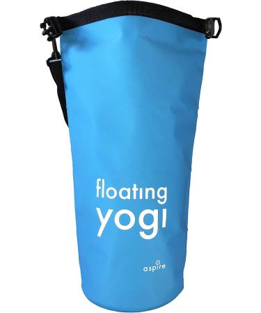 Waterproof Floating Yogi Roll Top Dry Bag by Aspire - 10L Blue | Ideal for SUP Yoga, Kayaking, Swimming & Water Sports - Buy Online on GoSupps.com