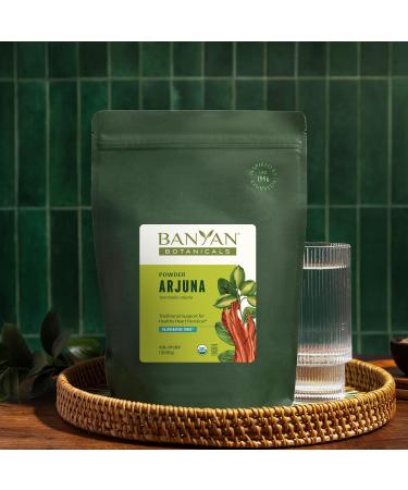Banyan Botanicals Arjuna Bark Powder Organic Arjuna (Terminalia Arjuna) Natural Herbal Heart Health Supplement and Rejuvenating Tonic* 1 lb. Non-GMO Sustainably Sourced Vegan 16 Ounce (Pack of 1) - Buy Online on GoSupps.com