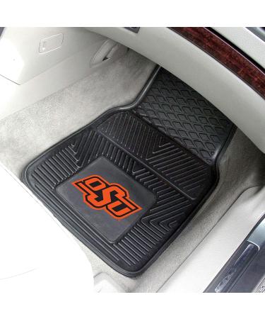 FanMats Oklahoma State Cowboys 2-Piece Front Row Car Mat Set - All Weather Protection, Universal Fit - Buy Online on GoSupps.com