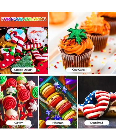 12 Vibrant Color Food Coloring Set - Edible Neon Icing Dye for Baking & Decorating - 0.35 Fl. oz Bottles - Buy Online on GoSupps.com