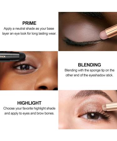 FV 2 PCS Eyeshadow Long Lasting Eyeshadow Pencil Cream Waterproof & High Pigmentation Creamy Formula Eye Shadow Stick - Buy Online on GoSupps.com