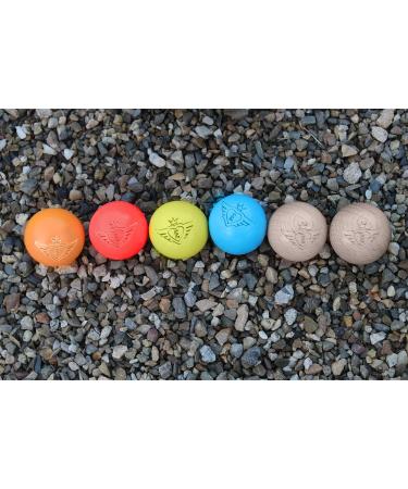 Buy Engelhart 2 Natural & 4 Colorful Wooden Target Balls for Boules Game - 30mm 10g - International Shipping Available - Buy Online on GoSupps.com