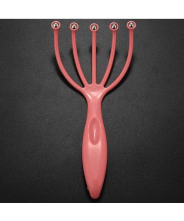 Coserori Handheld Five Finger Claw Steel Massage Device - Head Skin & Neck Relaxation - Pink | International Shipping - Buy Online on GoSupps.com