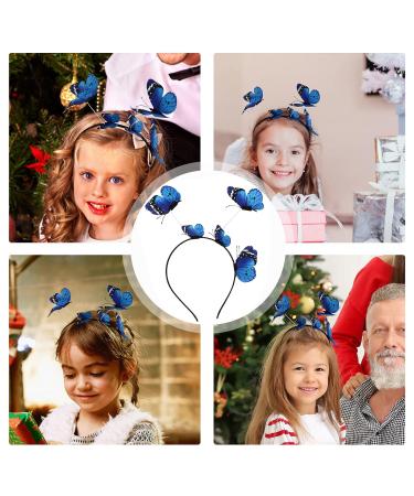 Fomiyes Butterfly Hair Band for Women - Blue Butterfly Headband for Party & Cosplay - 1 Pack FEE Headdresses - Buy Online on GoSupps.com