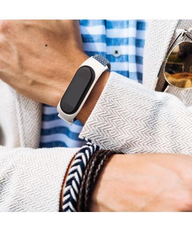 Amazfit Band 5 Nylon Replacement Straps 2 Pack for Women & Men - Soft Sport Bands in Marine Green & Cape Blue - Compatible with Amazfit Band 5 - Wristband Watch Accessories - Buy Online on GoSupps.com