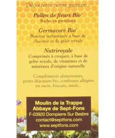 Abbaye de Sept-Fons Royal Jelly Organic Unfrozen 25g - Buy Online on GoSupps.com