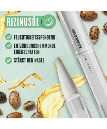 VITABAY Nagenrararurute - Teabum Off Nail Care Pen | Nail Hardener & Repair Serum with Tea Tree & Castor Oil - 2 Set for Stronger Healthier Nails - Buy Online on GoSupps.com