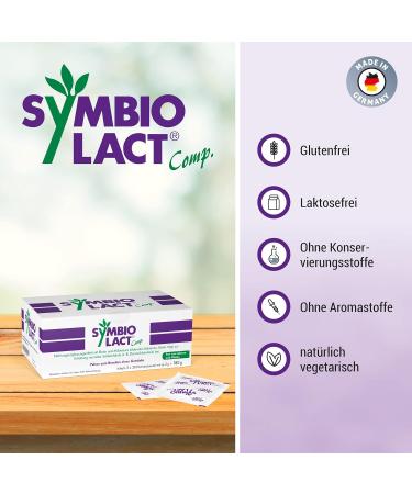Symbiolact Comp. Probiotic Powder - Boost Intestinal Health with Lactic Acid Bacteria & Biotin | 3 x 30 Bags (90 Pieces) - International Shipping Available - Buy Online on GoSupps.com