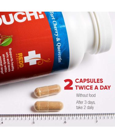 Redd Remedies Gouch! Tart Cherry Formula â€“ 60 Vegetarian Capsules for Joint Health & Inflammation Relief - Buy Online on GoSupps.com