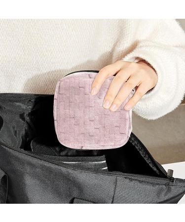 Pink Wall Background Menstrual Cup Pouch - Portable Period Bag for Women & Teen Girls - Multi-colored - Buy Online on GoSupps.com