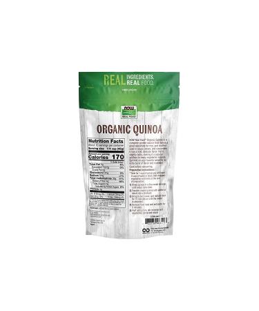 Now Foods Organic Quinoa Whole Grain 16 oz - Nutrient-Rich Superfood - Buy Online on GoSupps.com