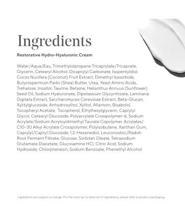 Murad Restorative Hydro-Hyaluronic Face Cream Moisture-Boosting Formula with Hyaluronic Acid Coconut Extract Botanical Oils & Shea Butter for Lasting Hydration Plump & Smooth Skin - 1.7 Fl Oz - Buy Online on GoSupps.com