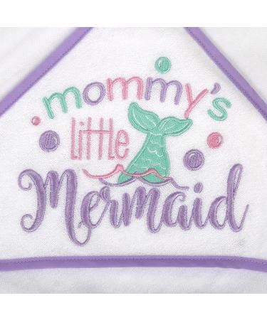 Mommy's Mermaid Baby Hooded Towel and Washcloth Set - Unisex 6-12 Months - Buy Online on GoSupps.com