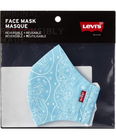 Levi's Unisex Reusable Face Cover Bandana - 1 Pack Topaz | International Shipping Available - Buy Online on GoSupps.com