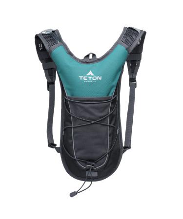 TETON Sports TrailRunner 2 Hydration Pack 2-Liter Hydration Backpack with Water Bladder for Backpacking, Hiking, Running, Cycling, and Climbing Arcadia 2L Bladder - 2022 Model