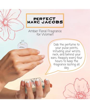 Marc Jacobs Perfect Eau de Parfum for Women Mini Splash 0.16 Ounce Perfect 0.16 Fl Oz (Pack of 1) - Buy Online on GoSupps.com