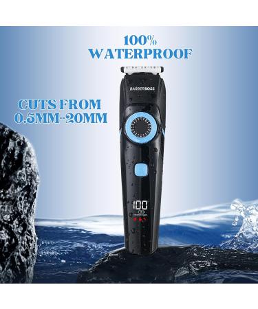 Barberboss Beard Trimmer and Hair Clippers Set - Men's Grooming Kit with Nose Trimmer - Waterproof Design (QR-6052) - Buy Online on GoSupps.com