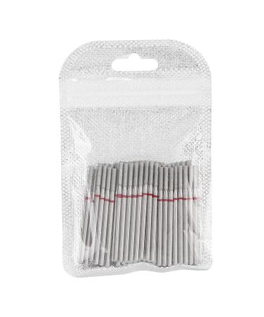 Practical Nail Drill Bits  50Pcs Nail Polishing Grind Head Replacement Accessory Manicure Tool For Acrylic Gel Nails Cuticle Clean Pedicure (F-2.35mm)