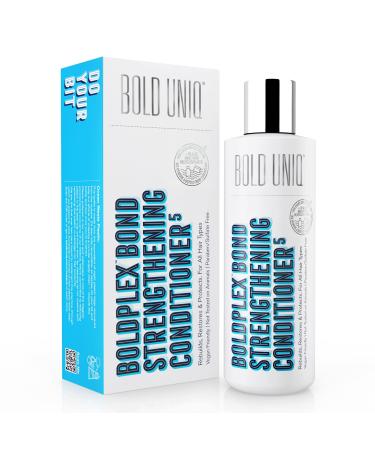 BoldPlex 5 Bond Strengthening Protein Conditioner for Dry Damaged hair - Hydrating Formula for Curly, Dry, Colored, Frizzy, Broken or Bleached Hair Types. Cruelty-free & Vegan