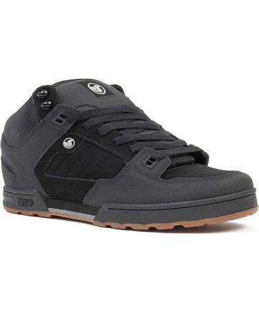 DVS Men's Militia Boot Skate Shoe 9.5 Black Fiery Black