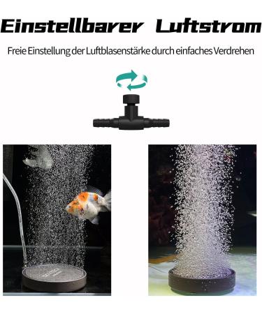 Buy Boxtech Aquarium Air Stone Set - 130mm Diffuser for Enhanced Oxygenation | Sand Plate & Aerator Stone for Fish Tanks - Buy Online on GoSupps.com
