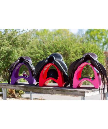 Nedlandic Saddle Carrier (Red) | Durable & Stylish Solution for Equestrian Travel - International Shipping Available - Buy Online on GoSupps.com