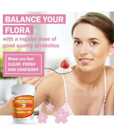 Probiotics for Women - 40 Billion CFU 10 Strains for Yeast Control & Urinary Health | Daily Non-Refrigerated Supplement - Buy Online on GoSupps.com
