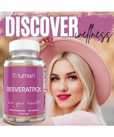 Lumen Naturals RESVERATROL Parent (180 Count (Pack of 1)) - Buy Online on GoSupps.com