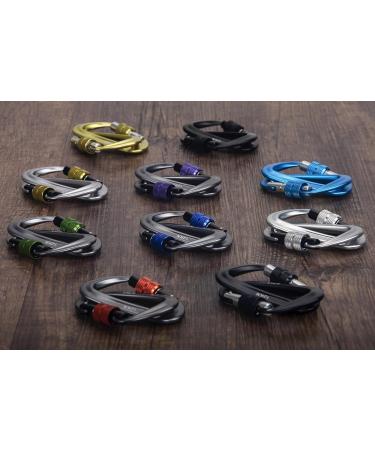 Buy Brotree Heavy-Duty Carabiner - 1200kg Resilience Hook for Hammocks Camping Hiking & Fishing - Screw Gate 2 x Gray/Green - Buy Online on GoSupps.com
