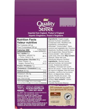NESTL QUALITY STREET Imported Caramels Cr mes & Pralines Valentine's Day Chocolates - Buy Online on GoSupps.com