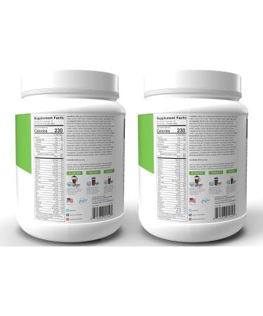Lean1 Meal Replacement Protein Shake Chocolate Flavor 2-PACK of 15 Serving Tubs - Buy Online on GoSupps.com