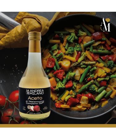  Italian Gourmet E.R. Andrea Milano Aceto di Melannurca Campana IGP vinegar made from fresh unpasteurized apples and natural fermentation 5% acidity 500 ml + Gourmet Italian Polpa 400 g - Buy Online on GoSupps.com