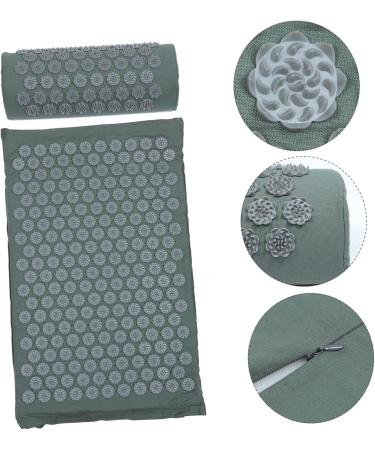Fomiyes 2-in-1 Acupuncture Massage Pillow & Mat | Shiatsu Yoga Accessories | Washable Massage Pads for Relaxation - Buy Online on GoSupps.com