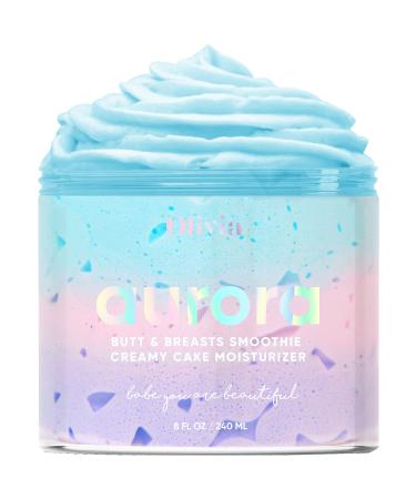 Olivia Aurora Buttocks & Breasts Body Butter  Moisturizing Body Cream For Dry Skin - Cellulite and Booty Cream For Women 8 Oz