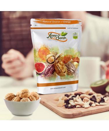 Anna and Sarah Jumbo Walnuts in Shell - Fresh Buttery Taste - California Chandler - Natural Shells - 5.5 lbs - Buy Online on GoSupps.com