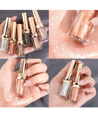 Buy Waterproof Diamond Glitter Liquid Eyeshadow & Eyeliner - Long-Lasting Bronze Gold for Cosplay & Party Makeup - Shop Internationally! - Buy Online on GoSupps.com