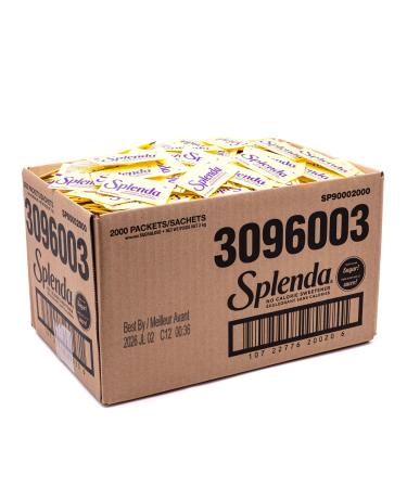 SPLENDA No Calorie Sweetener 2000 Count Packets 2 kg (Pack of 1)