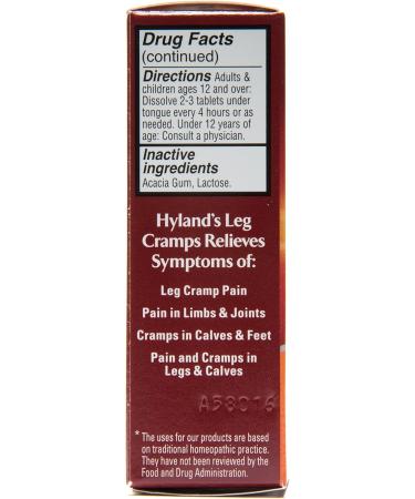 Hyland's Leg Cramps 100 Tablets - Fast-Acting Relief for Leg Cramps - Buy Online on GoSupps.com