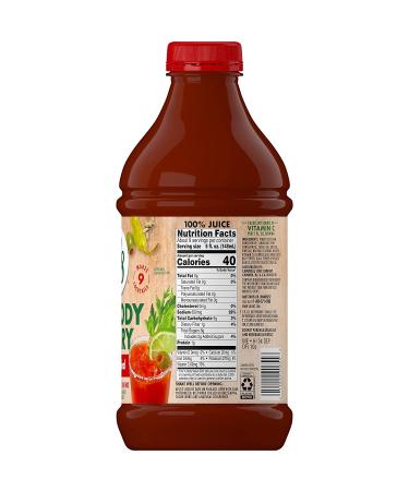 V8 Bloody Mary Mix 46 FL OZ - Vegetable Juice for Cocktails - Buy Online on GoSupps.com
