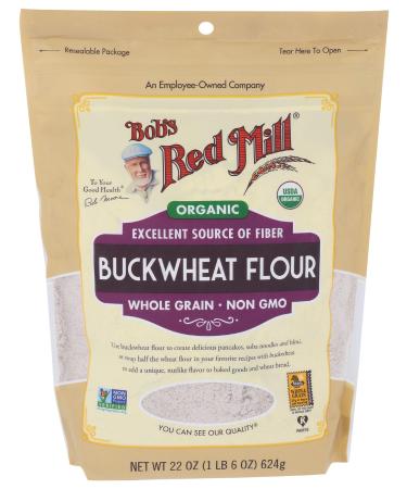 Bobs Red Mill, Organic Buckwheat Flour, 22 Ounce