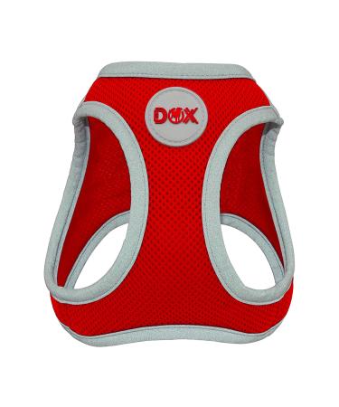 Ddoxx Reflecting Airmesh Step -in Dog harness - adjustable breast puppy crockery for all sizes - XL (red) Breast circumference: 48-55 cm red - Buy Online on GoSupps.com