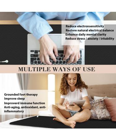 Buy Tingmhua Grounding Mat with 2 Cables - Improve Work & Sleep | 100x30 cm PU Pad for Computer & Bed | International Shipping Available - Buy Online on GoSupps.com
